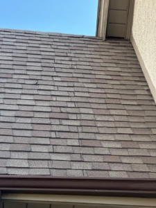 Dimensional Shingle Seems lined up,